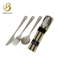 【Belmont】鈦製餐具三件組 BM-073