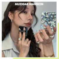 ˘พร้อมส่ง˘ Muzigae mansion - mirror oil paper กระดาษซับหน้าพร้อมเคส คําแนะนําการขายที่ร้อนแรงในเดือน