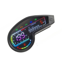 เครื่องมือวัดระยะทางรถจักรยานยนต์, 12V, เข้ากันได้กับ DM250, XR150, XR150L, XR190L, จอแสดงผล LED