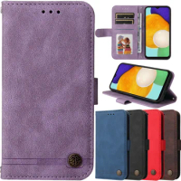 a22s 5g Case Luxury Skin Feel Leather Capa For Samsung Galaxy A22S Cases Wallet Stand Magnetic Coque A22 S A 22S A 22 S 5G Cover