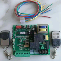 NO/NC Sliding gate opener motor control board,AC sliding gate opener PCB controller with RF remote control