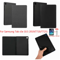 For Samsung Galaxy Tab S5e 10.5 T720 T725 SM-T720 SM-T725 Case PU Leather Slim TPU back Stand cover For S5E 10.5'' funda + Film