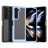 For Samsung Galaxy Z Fold5 5G Case Samsung Galaxy Z Fold5 Cover Shockproof Candy Silicon Phone Back Cover Samsung Galaxy Z Fold5