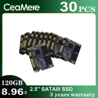 CeaMere SATA SSD 30PCS 120gb 128gb 256gb 512GB SATA SSD 1TB For computer Internal Solid State hard Drive game console laptop