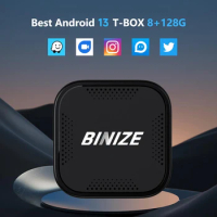Binize CarPlay Ai Box Android 13.0 Wireless Carplay Android auto Qualcomm 6125 8-Core For Youtube Netflix for Toyota Volvo VW