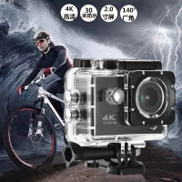 4K高清運動相機摩托車自行車電動車頭盔騎行wifi攝像機防水記錄儀