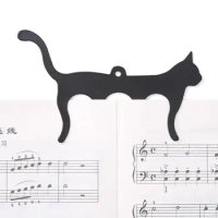 Music Book Clips For Piano Violin Stand With Cat Shape Metal Sheet Music Book Clip And Page Holder For Music Sheet