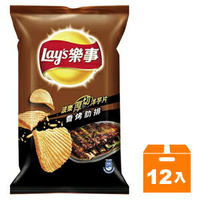 Lay＇s 樂事波樂 香烤肋排味 洋芋片 59.5g (12入)/箱【康鄰超市】