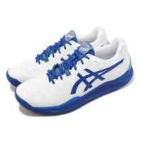 Asics 網球鞋 GEL-Resolution 8 Clay 男鞋 白 藍 抓地 紅土專用款 亞瑟膠 亞瑟士 1041A346960