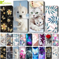 Wallet Book Stand Phone Holster For Case Xiaomi Redmi Note 10S 10 s Case Redmi Note 10 Pro Note10S Cover Pattern Magnet Funda