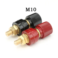 Wire Binding Post Thread Screw M5 M6 M8 M10 Lithium Battery Weld Inverter Clamp Power Supply Connect Terminal Splice Black Red