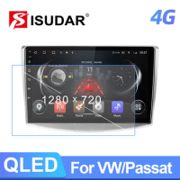 ISUDAR T72 QLED Android 12 Car Radio For VW/Volkswagen/Passat B7 CC B6 Car Multimedia RAM 8GB CANBUS Carplay DSP GPS DVR No 2din