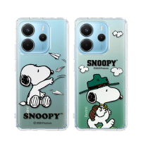 【SNOOPY 史努比】紅米Redmi Note 14 4G 漸層彩繪空壓手機殼