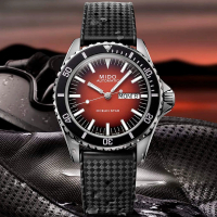 【MIDO 美度】OCEAN STAR 海洋之星 復刻1960 潛水機械腕錶 / 40.5mm 母親節 禮物(M0268301742100)