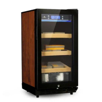 Household Cigar Cabinet Constant Temperature And Humidity Cigar Cabinet Three-layer Cigar Case Wine 