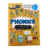 Phonics Educational Workbook for Kids (Age 5+) To Learn Reading with Fun Reward Stickers