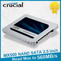 Crucial MX500 Internal SSD 3D NAND SATA 2.5'' Solid State Drive HIgh speed 560MB/s DIY Computer Hard Disk For Laptop PC Gramers