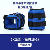 沙袋綁腿中老年人專用負重增肌抗阻腿部力量訓練跑步健身鐵砂沙包2公斤（1公斤*2只）建議71-80歲