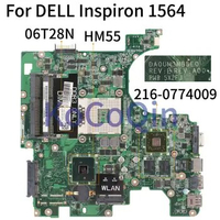 KoCoQin Laptop motherboard For DELL Inspiron 1564 HD5450 Mainboard CN-06T28N 06T28N DA0UM3MB8E0 06T28N HM55 216-0774009 1G