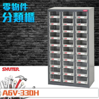 A6V-330H 30格抽屜 樹德專業零件櫃 物料櫃 耐重 五金材料櫃 工具 工廠 零件 螺絲 收納 維修