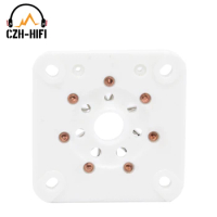 1PC 7PIN TUBE SOCKET B7A Ceramic VALVE BASE for 813 FU-13 4B27 5-125B 8001 Vintage Audio Amplifier DIY Project Chassis Mount