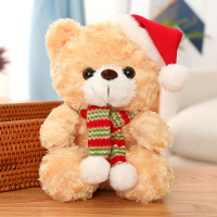 圣誕泰迪熊公仔兒童毛絨玩具女生生日禮品布娃娃圣誕節玩偶禮品