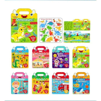Puzzle sticker book / buku puzzle sticker anak2 KB220027