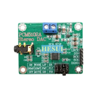 PCM5102A Digital audio I2S IIS Stereo DAC decoder board module DTO converter