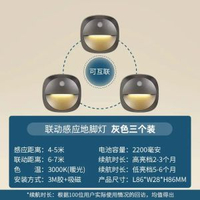 智慧聯動感應小夜燈家用臥室走廊過道廁所起夜夜間感應燈led燈
