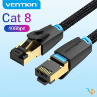 Cáp Mạng VENTION Ethernet CAT8 RJ45 40gbps 2000mhz LAN Dùng Cho PC/Laptop/Router