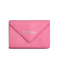 【BALENCIAGA】Papier 小牛皮迷你三折短夾