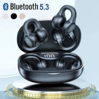 TWS X58 Wireless Bone Conduction Headphones Bluetooth 5.3 Earphones Waterproof Sports Earbuds Earring Ear Hook With Mic Headset