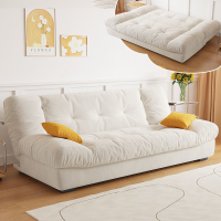 云朵沙發床可折疊兩用客廳小戶型奶油風網紅款家用臥室小沙發懶人
