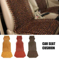 45x130cm Auto Car Cushion Chair Cover Summer Cool Wood Wooden Bead Seat Cover Massage Seat Cushion Car Accessories