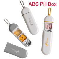 3 Compartment Pill Box Daily Pill Organizer Portable Medicine Container Travel Pill Holder for Pocket Moisture Proof Pill Case