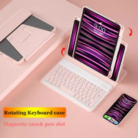 Keyboard Case For Ipad 10.2 9th Gen 8th 7th Pro 11 2022 2020 2018 10th 10.9 Air 5 4 3 2 1 Pro 9.7 5th 6th 2017 2018 Cover