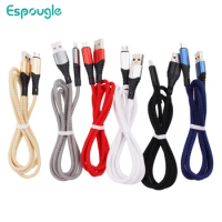 1M 3A 5V USB Type C Cable For Samsung Galaxy S20 Fast Charging Cord USB C Cable For Huawei P40 Xiaomi Redmi Charger Long Wire