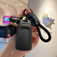 適用奧迪a4l鑰匙套q5l車a6l女a3扣q3殼q2l高級a5新款q7 a8q4etron【尚宜汽配】