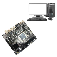 H61 Motherboard 1155-pin DDR3 Desktop Mainboard For Core I3 I5 I7 CPU H61 Motherboard 1155-pin DDR3 Integrated Eight-channel