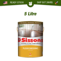 5L SISSONS Floor Dressing Transparent Wooden Parquet Floor Polyurethane Paint Cat Lantai Kayu