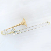 Professional Tenor Trombone cheap price Trombone Bb wind instrument Gold Lacquer Tenor Trombone With Thayer Valve