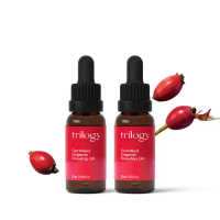 【紐西蘭Trilogy官方直營】有機全效純玫瑰果油20mL 二入組(玫瑰果/保濕/淡疤/修復)