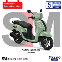 SIM-Sepeda Motor Yamaha FAZZIO HYBRID NEO Neo-Green