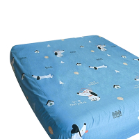 【Outdoorbase】150x200x30cm Ｍ歡樂時光原廠舒柔保潔床包套(適用於充氣床墊Ｍ)