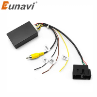 Eunavi 26 PIN RGB to CVBS (RCA) AV Signal Converter Adapter For VW Original Rearview Camera For VW passat CC Tiguan Android DVD