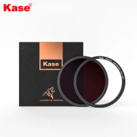 Kase Wolverine Magnetic 16 Stop ND64000 Solid Neutral Density 4.8 Circular Filter With Front Filter Threads