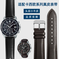 Suitable for Casio Casio Watch Band Genuine Leather Efv540/506/EFS-S500/510/EFR-303 Men