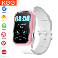 KGG 4G Video Call Kids Smart Watch GPS Watch Waterproof Wristwatch GPS Tracker Smart Band Phone Watch Child SOS Call Alarm Clock