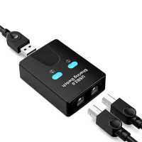 Hub 2 Cổng USB2.0, Công Tắc USB Chia Máy In, Bộ Chia Hai Máy Tính, Thiết Bị Đĩa Máy In Chia sẻ U Vào