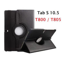 Sarung Rotary samsung galaxy tab S 10.5inci T800 T805 leather flip cover / Case Samsung Tab S / Case